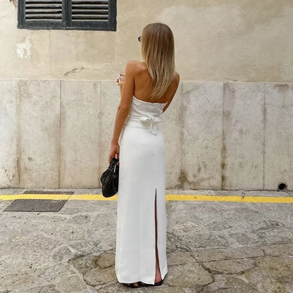 Félicie - White Sleeveless Set