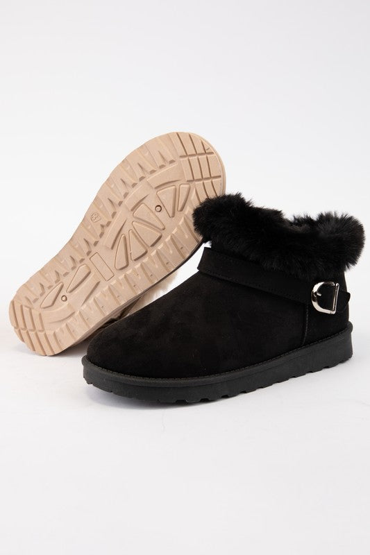 Wild DIVA Faux-Fur Booties